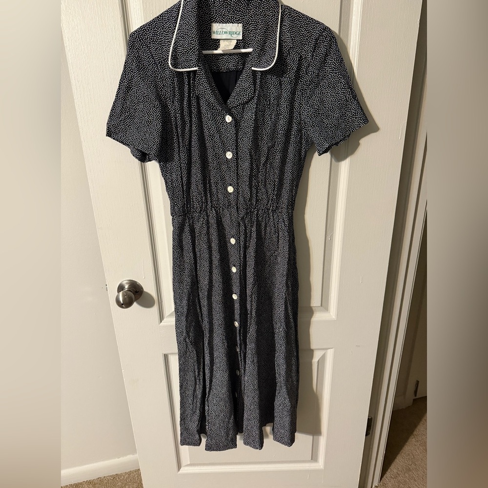Willow Ridge Peplum Midi Dress